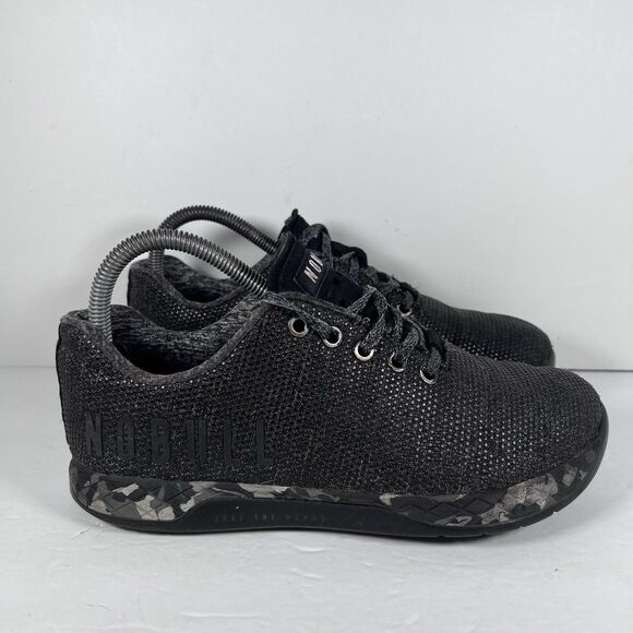 NOBULL Shoes - Nobull Outwork Black/Camo SuperFabric Lace Up Athletic Training Shoes Women's 8